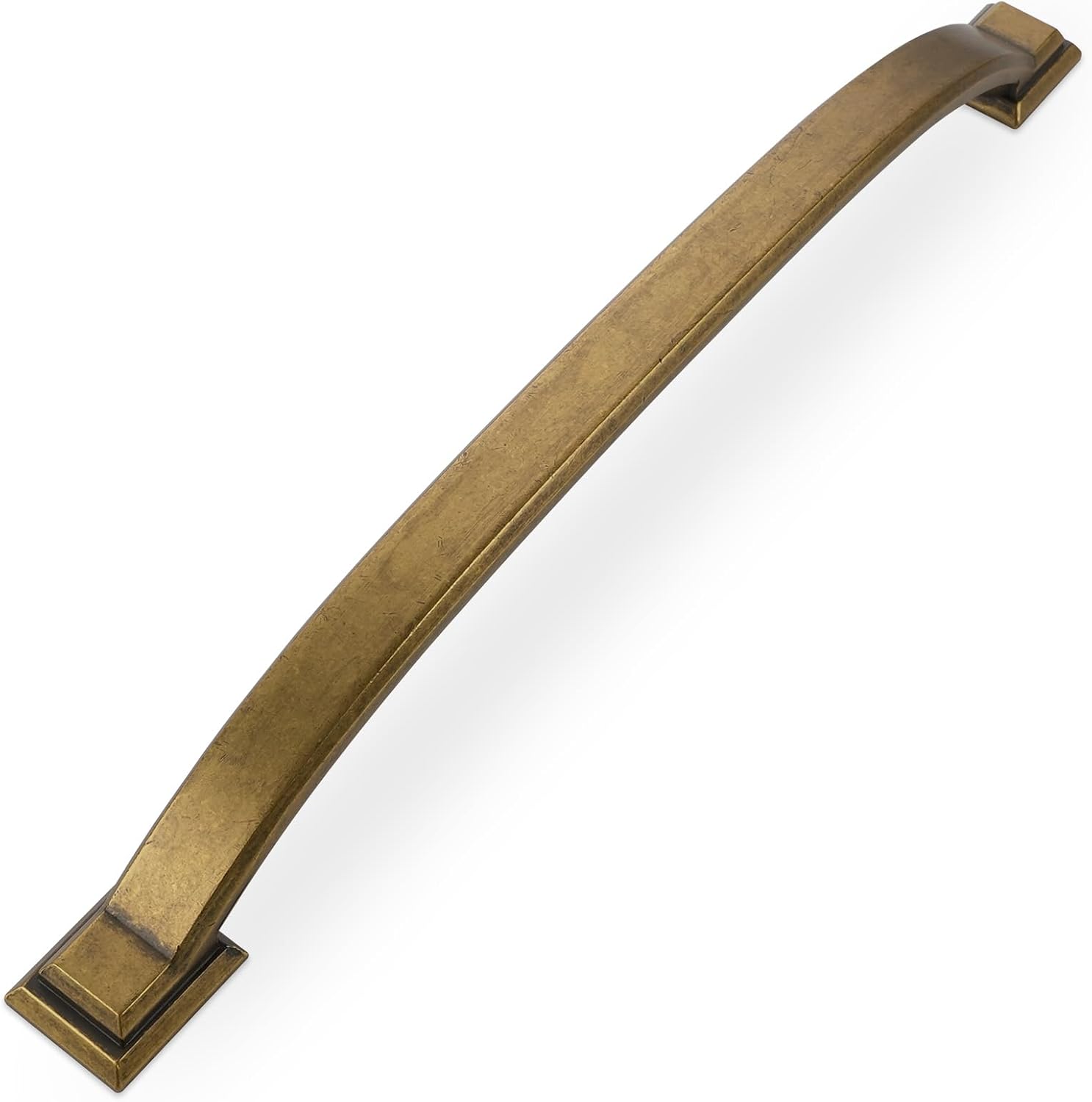 10 Pack 7-1/2 Inch Antique Brass Cabinet Pulls for Kitchen