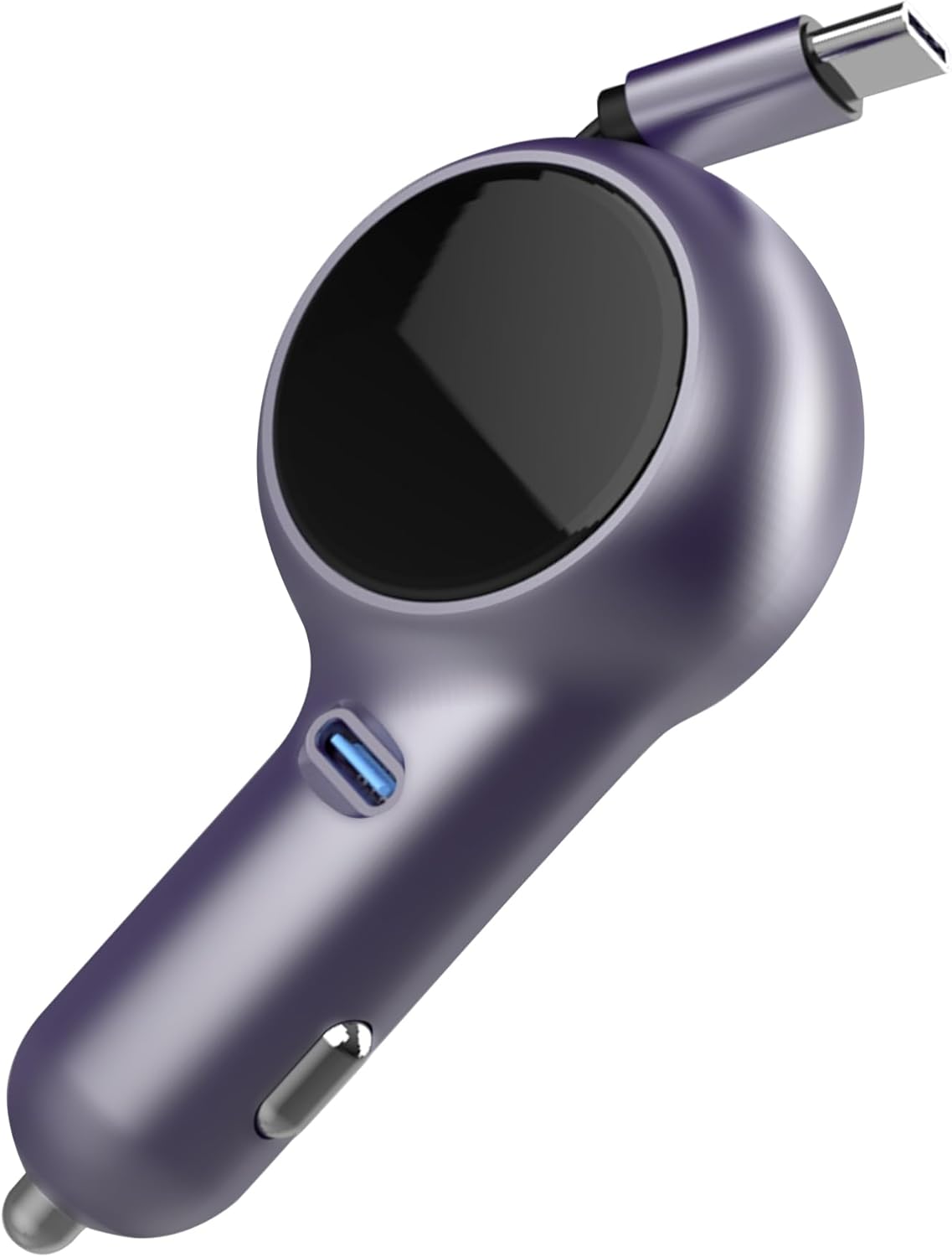 Compact 2-in-1 60W Car Charger for Fast Charging