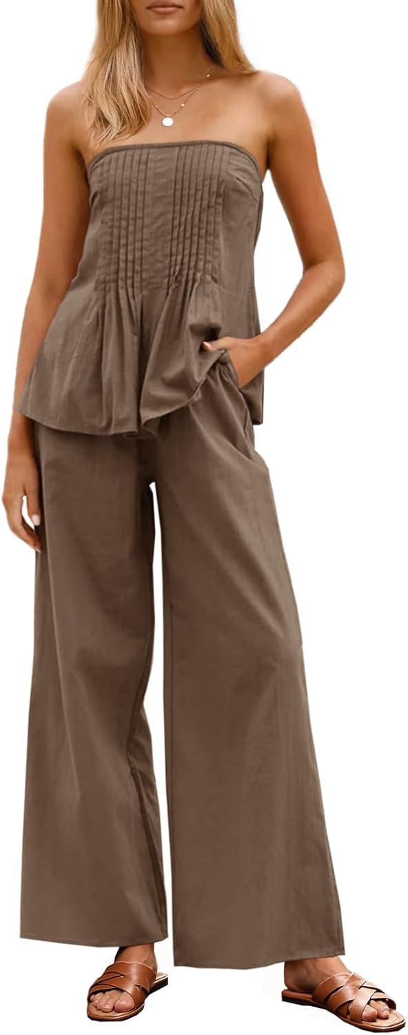 Tankaneo Womens 2 Piece Outfits for Summer Fun and Comfort