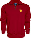 Blue 84 Men's Quarter Zip Sweatshirt Icon - USC Fan Favorite