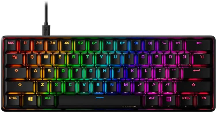 HyperX Alloy Origins 60: Compact Gaming Keyboard