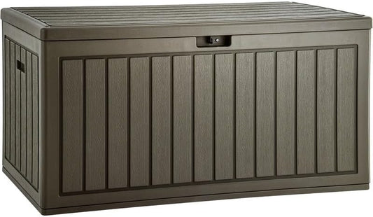 YITAHOME 90 Gallon Large Deck Box for Outdoor Storage Needs