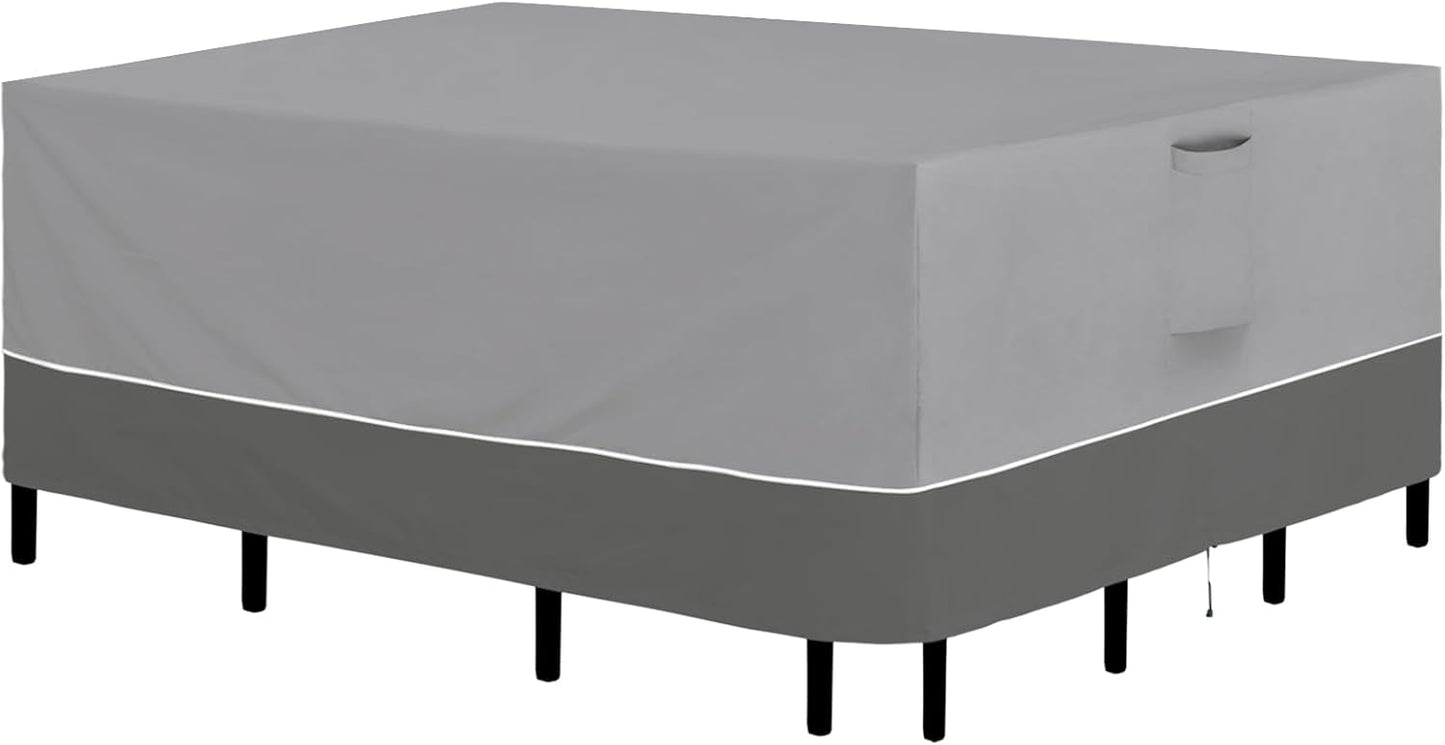 Waterproof Outdoor Furniture Cover for Rectangle Table and Chairs