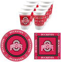 Ohio State Buckeyes Party Supplies 48 Pieces - Team Themed Set
