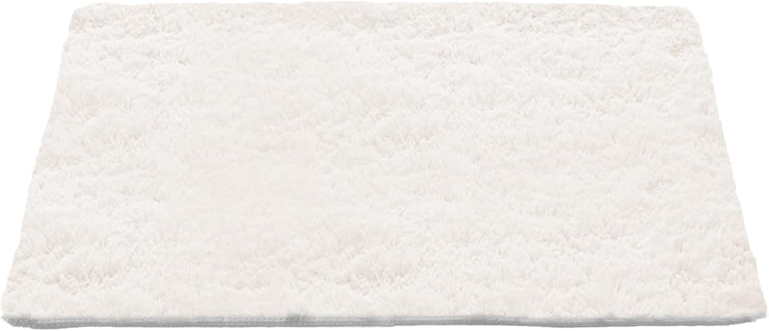 Plush Kids Play Rug - Soft & Stylish 50.5 Lx38.5 White