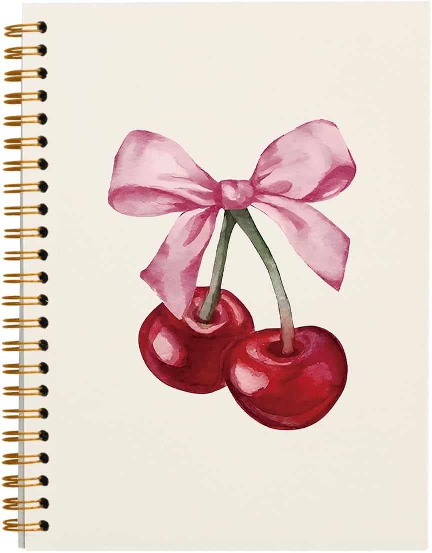 Chic Coquette Pink Bow Notebook - Perfect for Stylish Note-Taking!