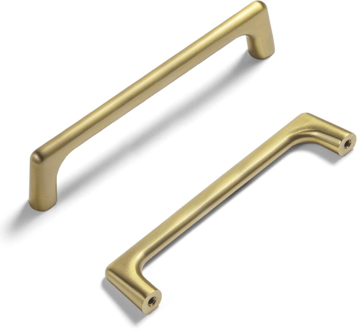 Goo-Ki Brushed Gold Cabinet Pulls - Modern Zinc Alloy Handles