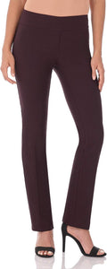 Rekucci Womens Ease Into Comfort Stretchy Straight Leg Office Pant