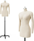 Bonnlo Female Sewing Mannequin Size 10 Dress Form - Adjustable Display
