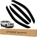Window Visors Rain Guards for Chevy Tahoe Yukon 2007-2014 - Vent