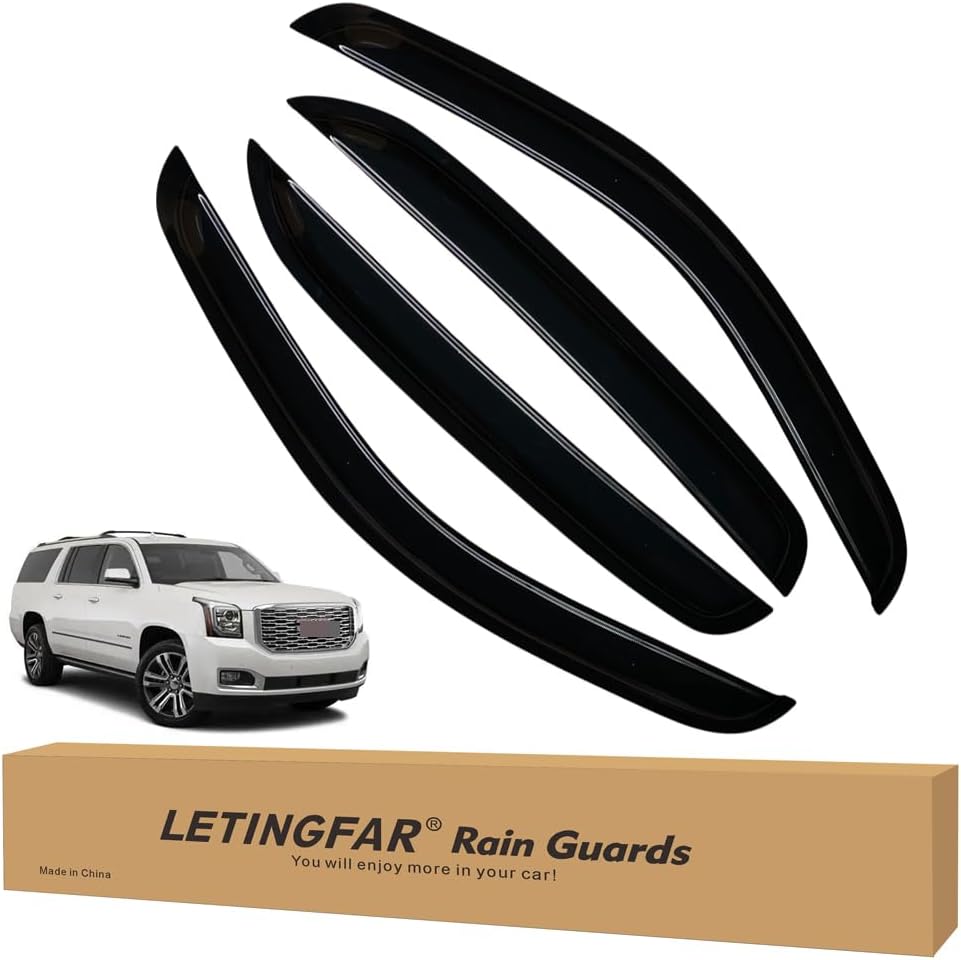 Window Visors Rain Guards for Chevy Tahoe GMC Yukon 2007 2014