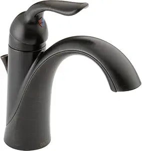Delta Faucet Lahara Bronze Bathroom Faucet with Diamond Seal Tech
