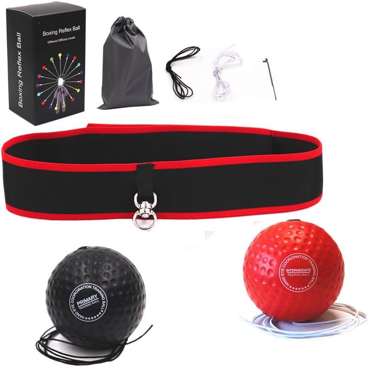 Speed & Coordination Boost Set - 4 Balls, 2 Headbands