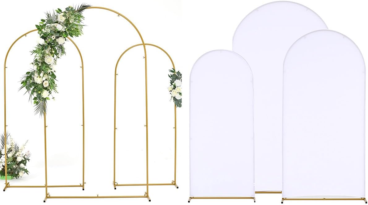 Vincidern Wedding Arch Backdrop Stand Set for Stunning Events