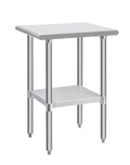 Hally Stainless Steel Table for Prep & Work - Heavy Duty Design