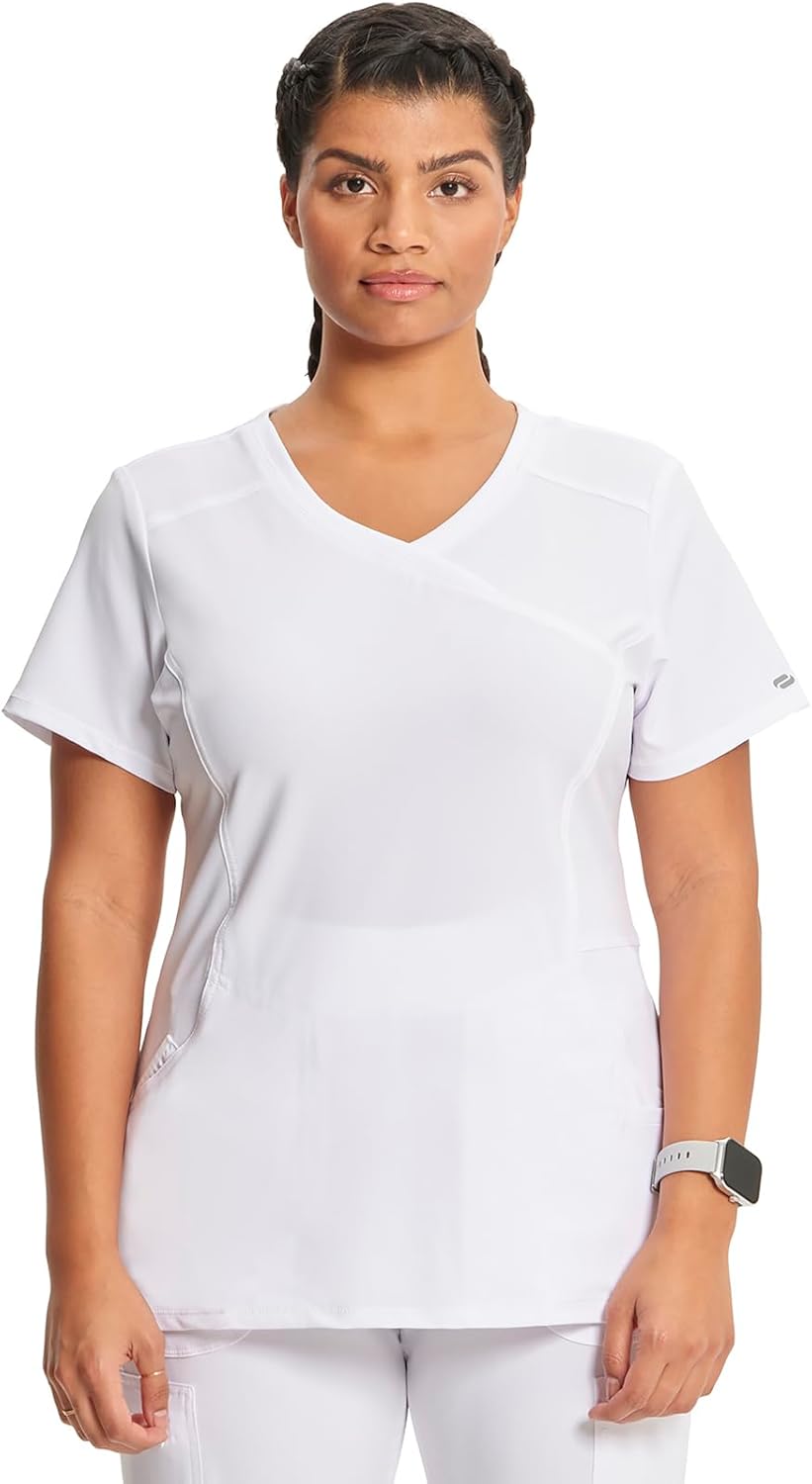 Infinity by Cherokee Women Nurse Scrubs Top Mock Wrap - 2625A Review