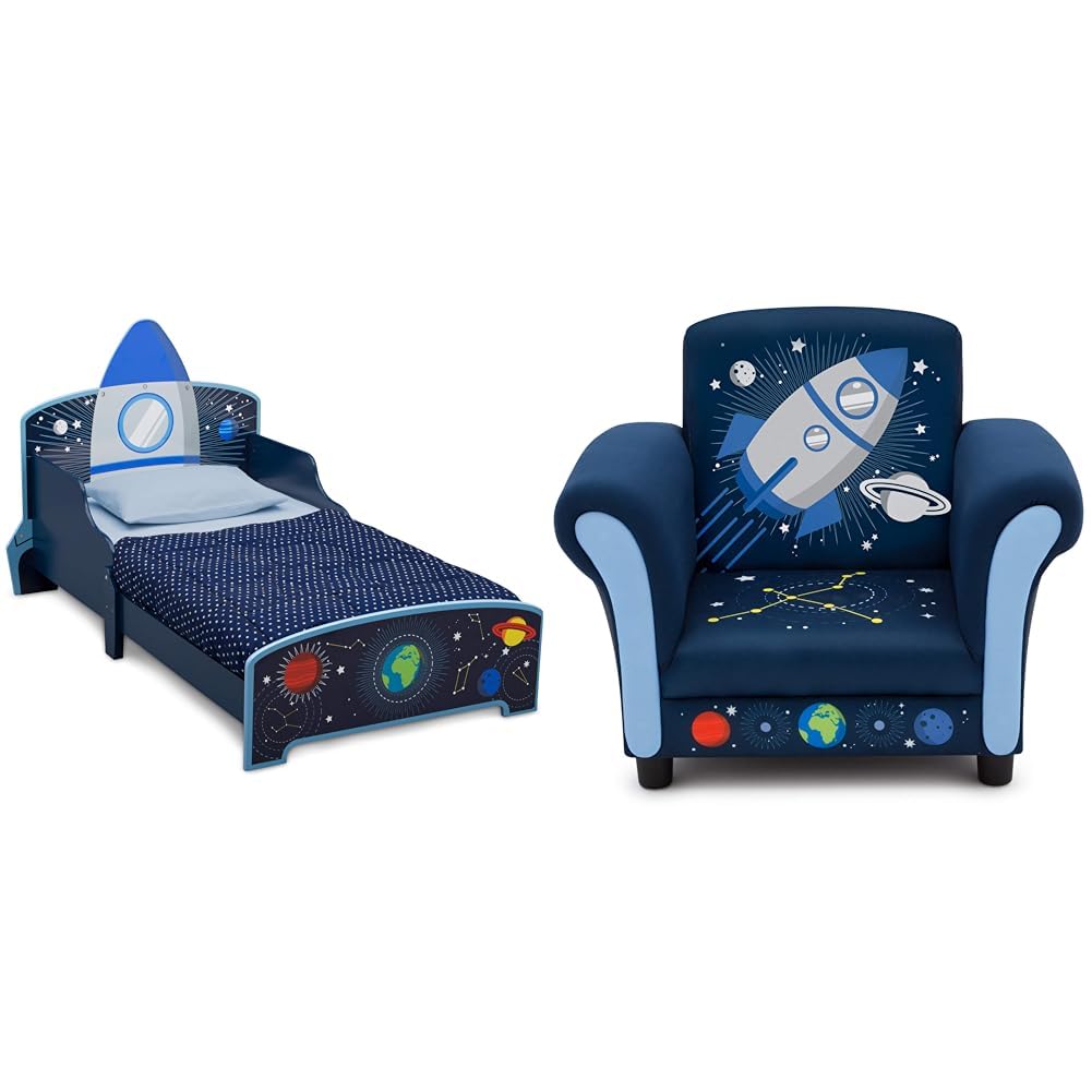 Delta Children Space Adventures Toddler Bed and Chair Set