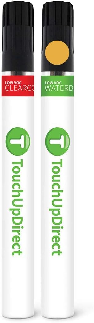 TouchUpDirect Luxe Yellow Touch Up Paint Brush Kit for Cars
