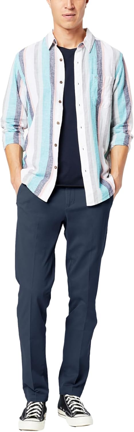 Dockers Mens Slim Fit Workday Khaki Smart 360 Flex Pants Review
