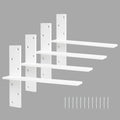 Floating Shelf Bracket 18in Heavy Duty 4 Pack - Hidden Support