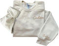 Personalized Embroidered Christmas Sweatshirt by Evamall