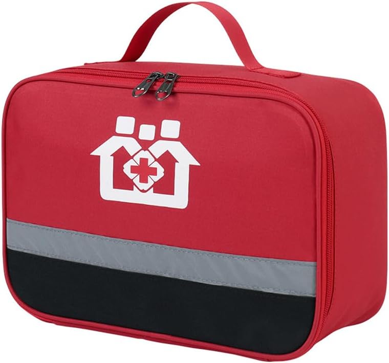 Compact Red First Aid Kit Bag by Ellsang
