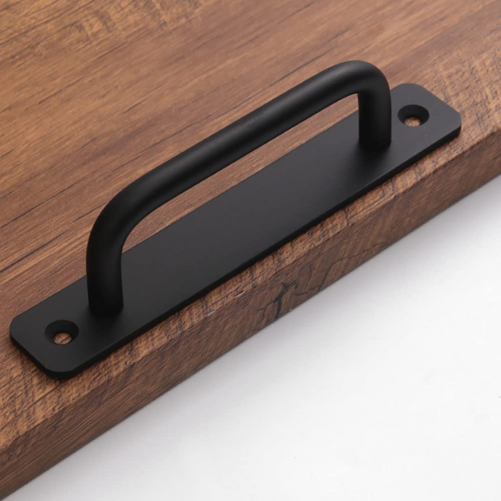 12 Pack 5 Inch Matte Black Cabinet Pulls for Modern Homes