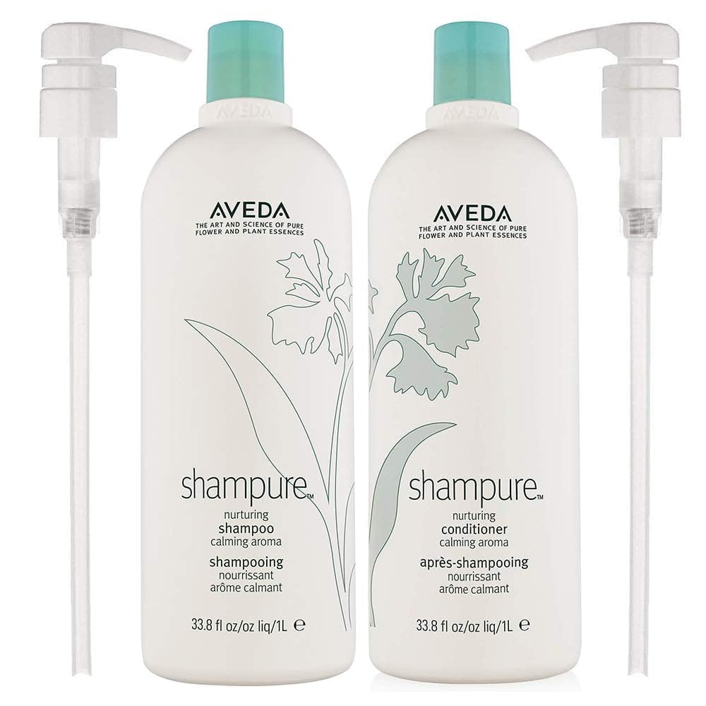 Aveda Shampure  Liter Set +2 Pumps: Nurturing Haircare