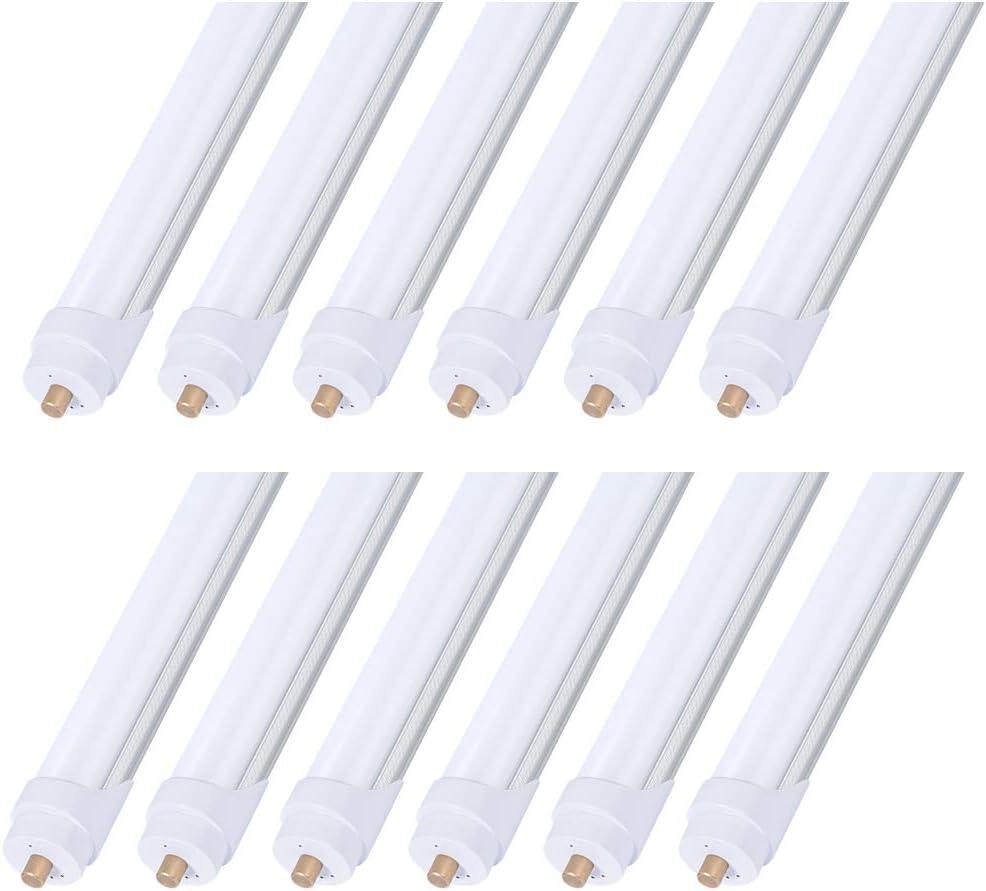 8ft LED Bulbs - Energy Saving 45W FA8 Tube Lights for Replacement