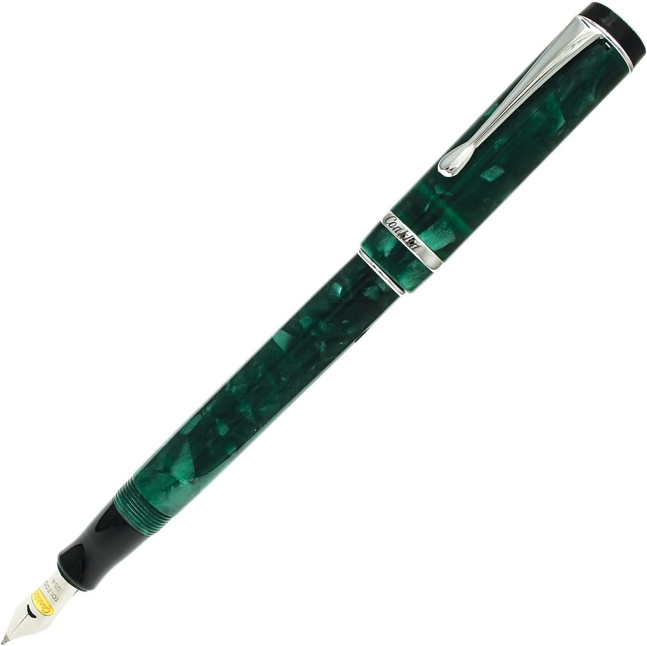 Conklin Duragraph Fountain Pen in Forest Green - Luxury Writing