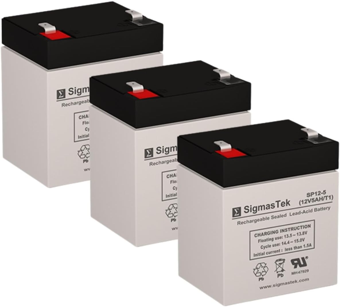 SigmasTek Leoch DJW12-4.5 Replacement Battery - 12 Volt 5 AH