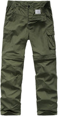 Kids Cargo Pants Boy's Quick Dry Convertible Outdoor Trousers