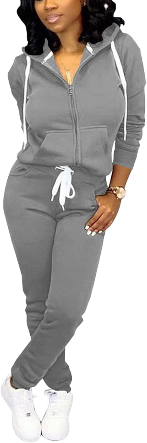 Nimsruc Jogging Suits for Women - Stylish 2 Piece Casual Set