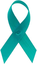 Support USA Light Teal Satin Sexual Assault Awareness Ribbons - Bag