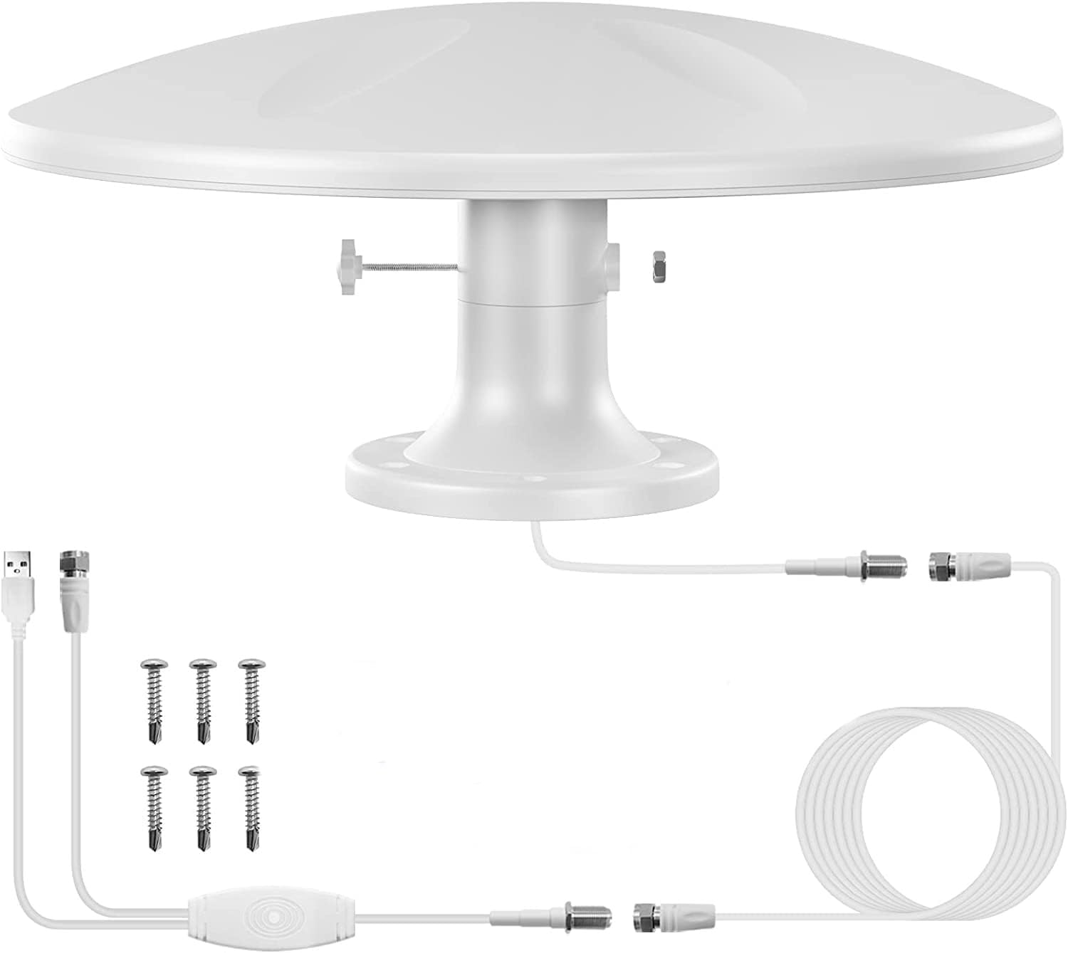 Outdoor TV Antenna 360 Omni-Directional Reception for 4K HDTV