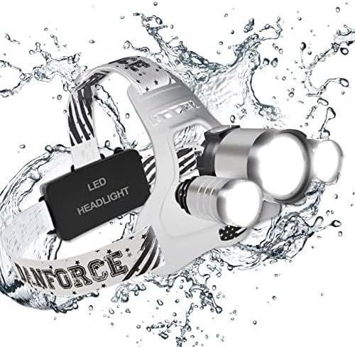 Ultra Bright DanForce Headlamp with 1080 Lumens for Outdoors