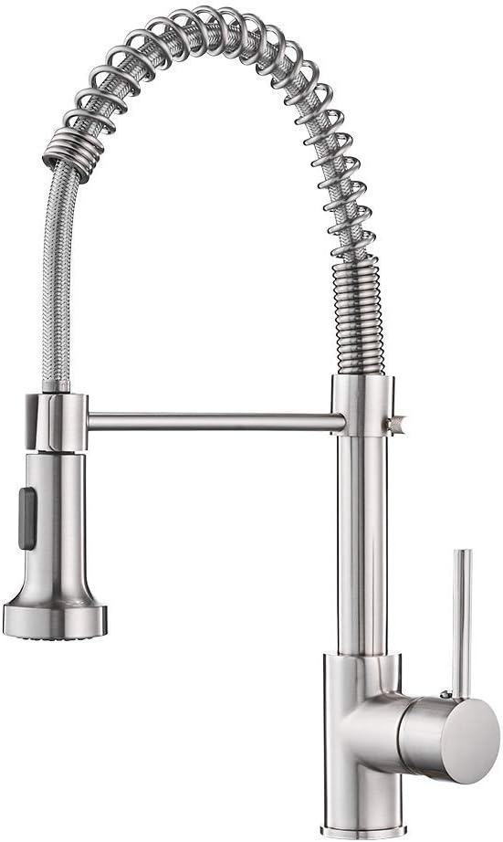 OWOFAN Kitchen Faucet with Pull Down Sprayer for Home Use