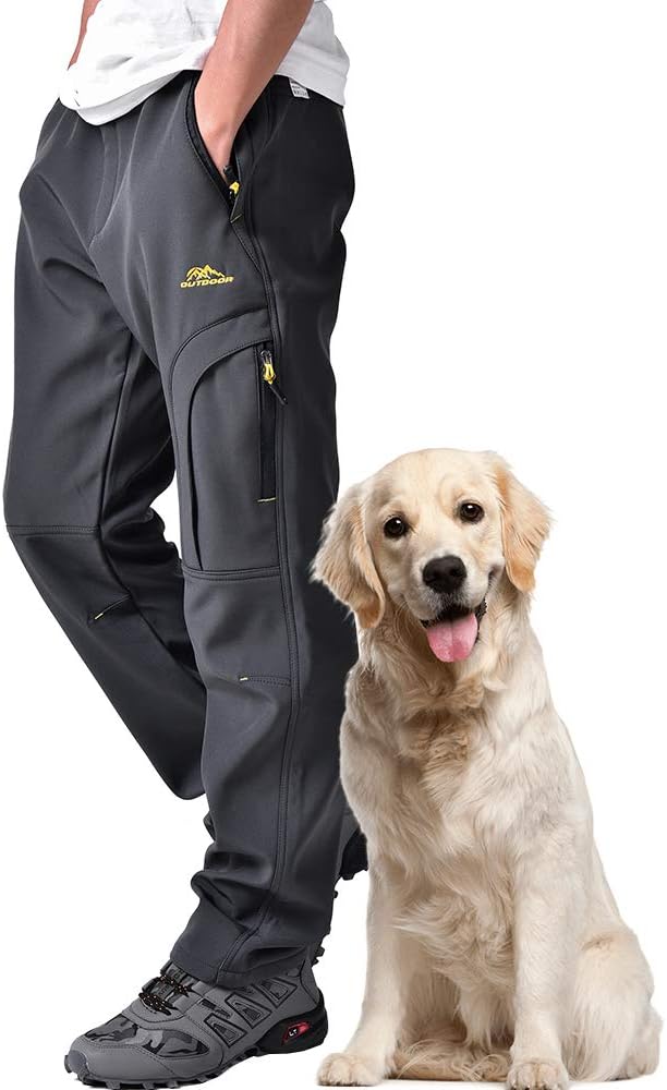 Toomett Men's Insulated Snow Pants for Winter Sports and Hiking