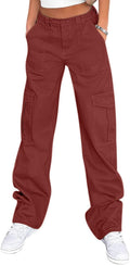 Cargo Pants for Women High Waisted Wide Leg - Casual Baggy Y2K
