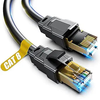 Cat 8 Ethernet Cable for High Speed Internet - Heavy Duty LAN