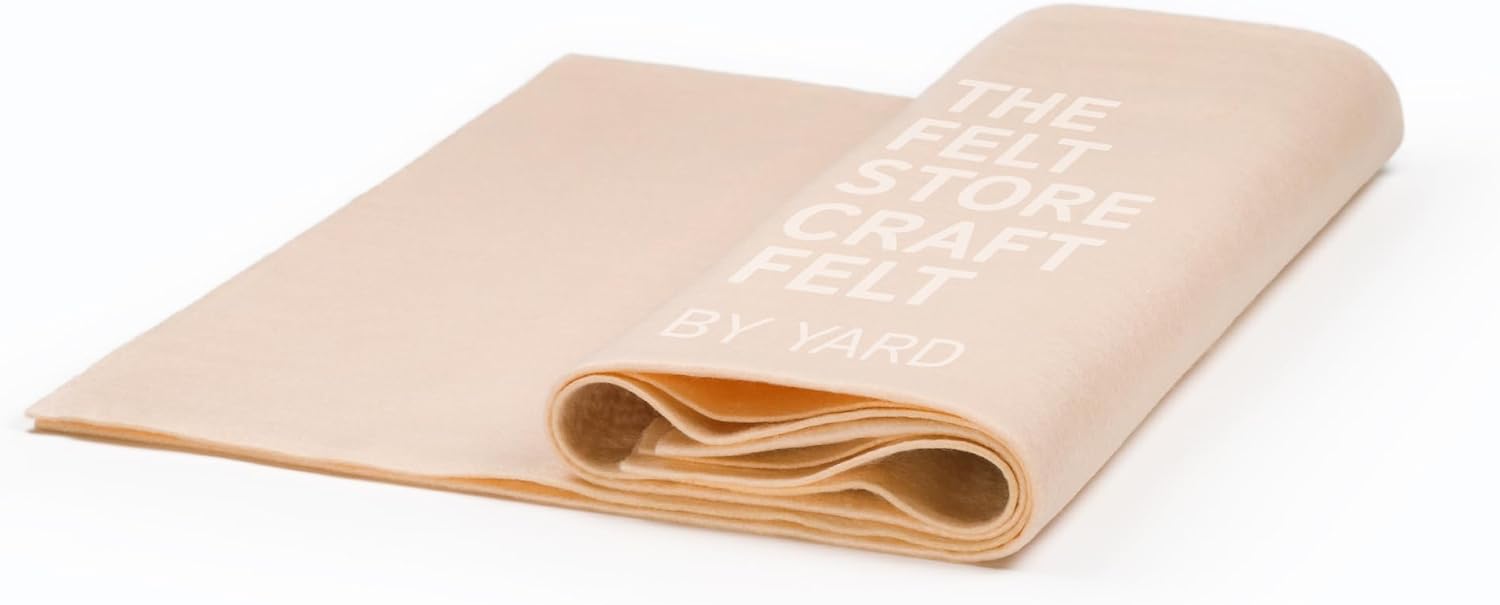 Craft Felt by The Yard - Soft, Plush, Durable Fabric for DIY