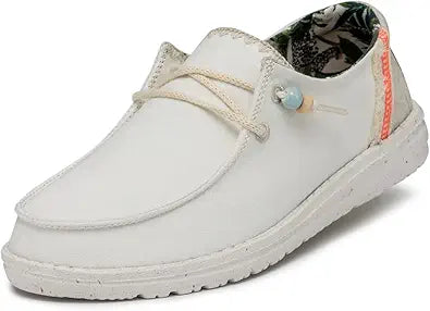 Hey Dude Womens Wendy Natural Shoes for Ultimate Comfort
