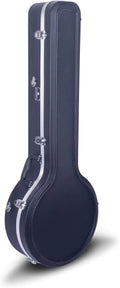 Crossrock ABS Molded Banjo Case for 5-String Resonator & Tenor