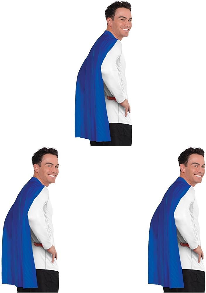 Stunning Blue Cape for Adults - Versatile Costume Accessory