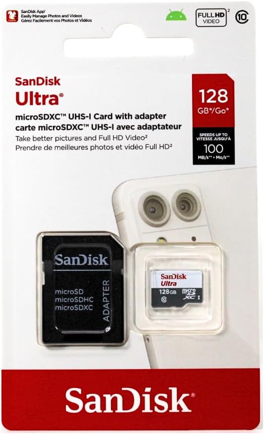 Enhanced Performance: SanDisk 128GB microSD for Fire Devices