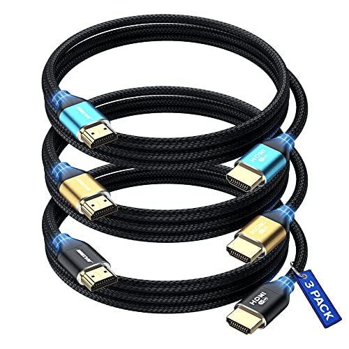 Maximm HDMI 2.1 Cable 6 Feet - 8K 60Hz Ultra High Speed
