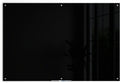 Glass Non-Magnetic Dry-Erase Board 72in x 48in - Frameless Black