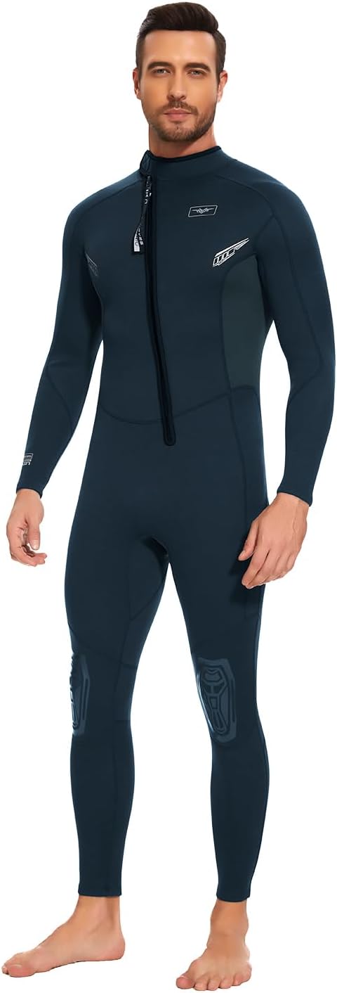 Seaskin Wetsuits for Mens Womens 2mm Front Zip Full Body Diving