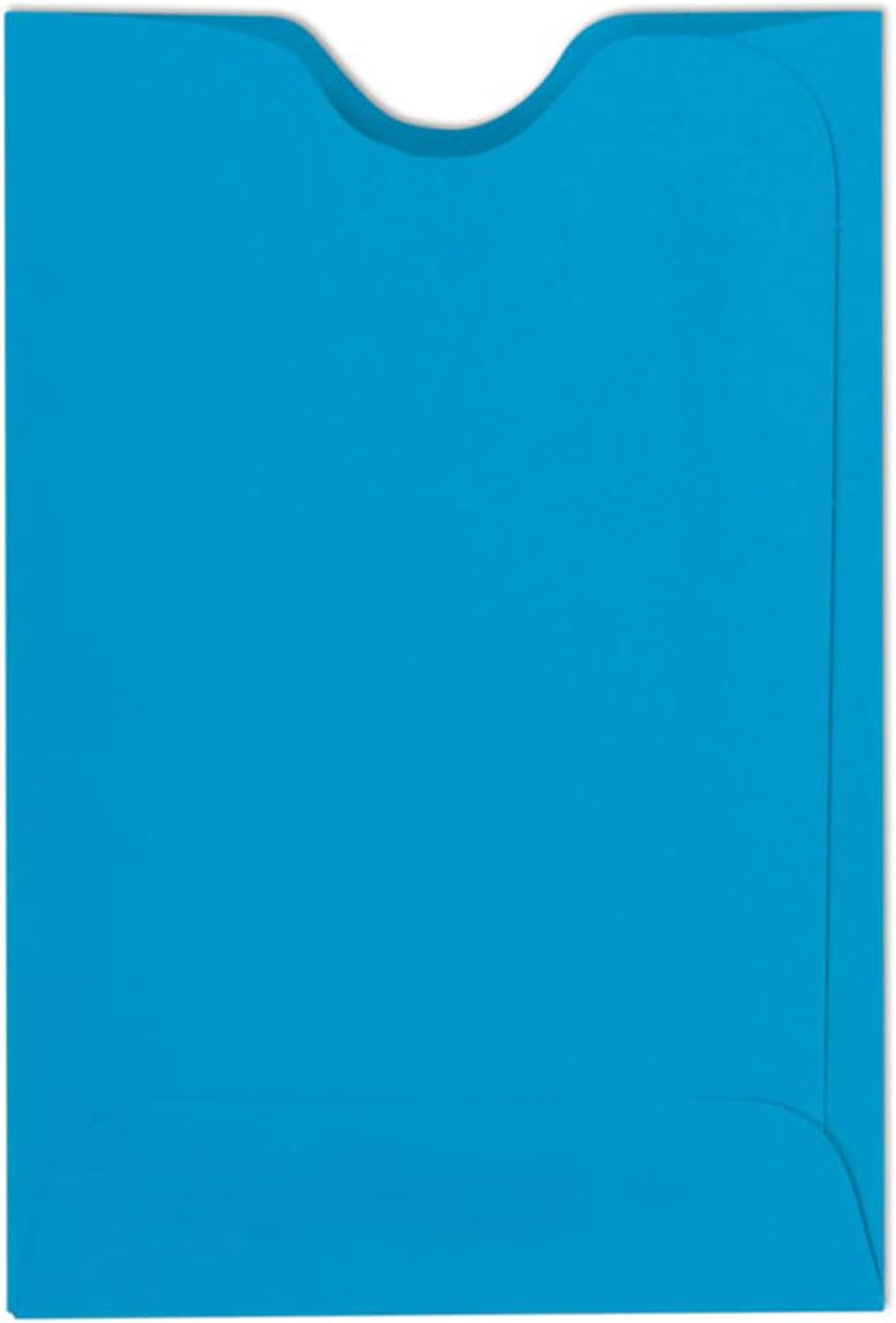 LUXPaper Credit Card Sleeves in Pool Blue for Card Protection