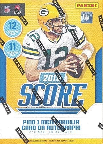 2018 Score Football Factory Sealed Blaster Box with 132 Cards